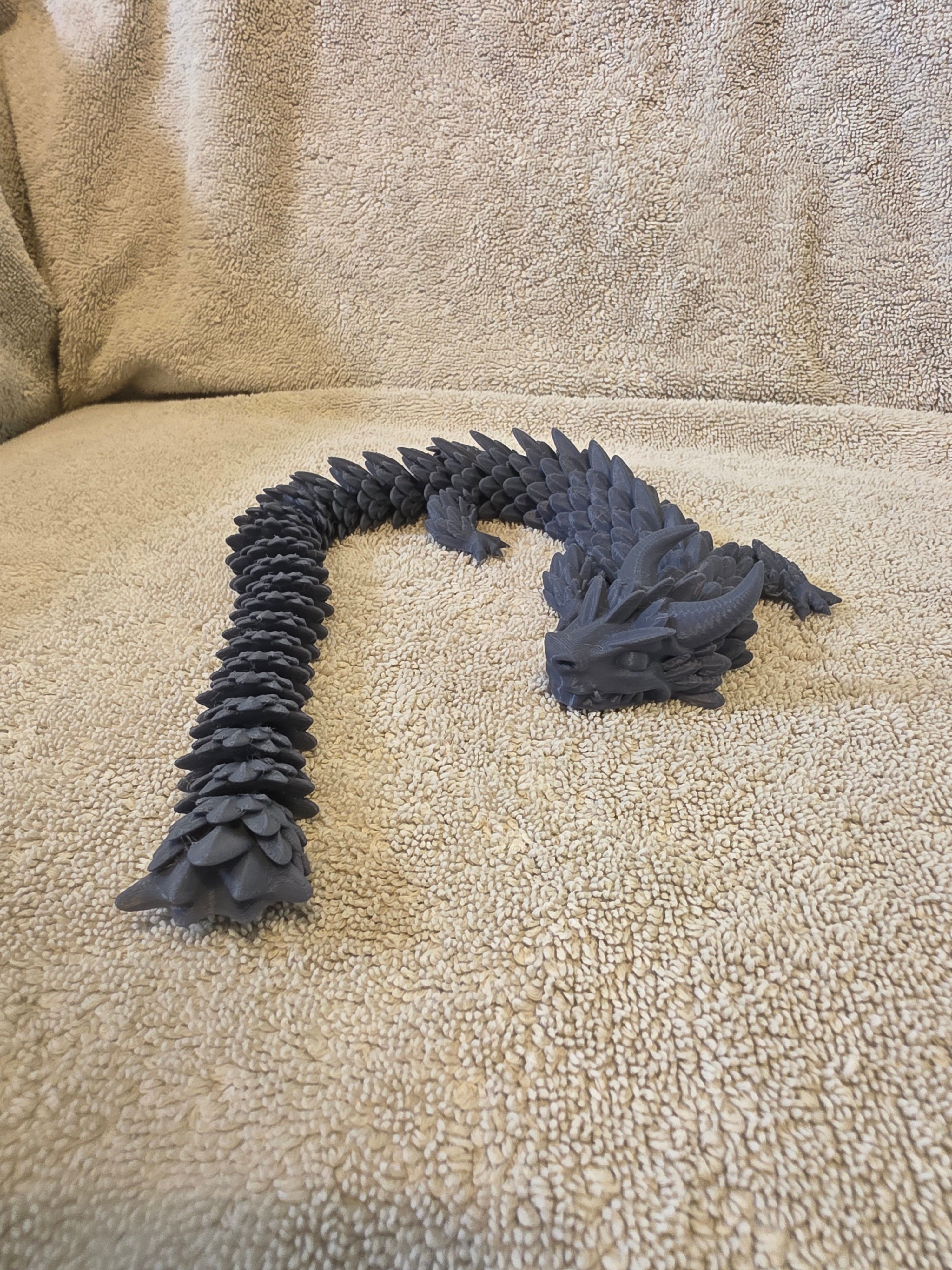 Matte grey dragon