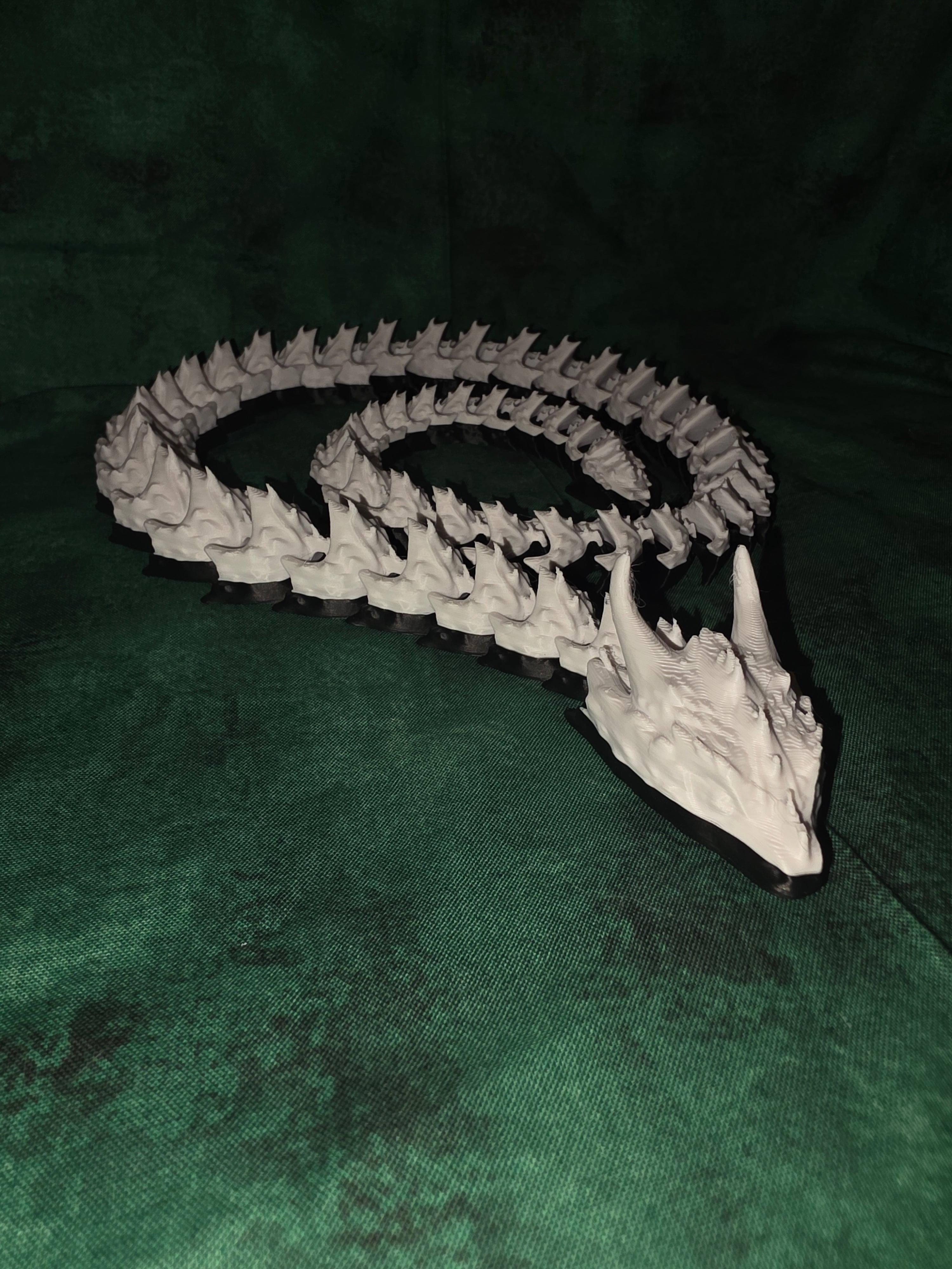 White black dragon
