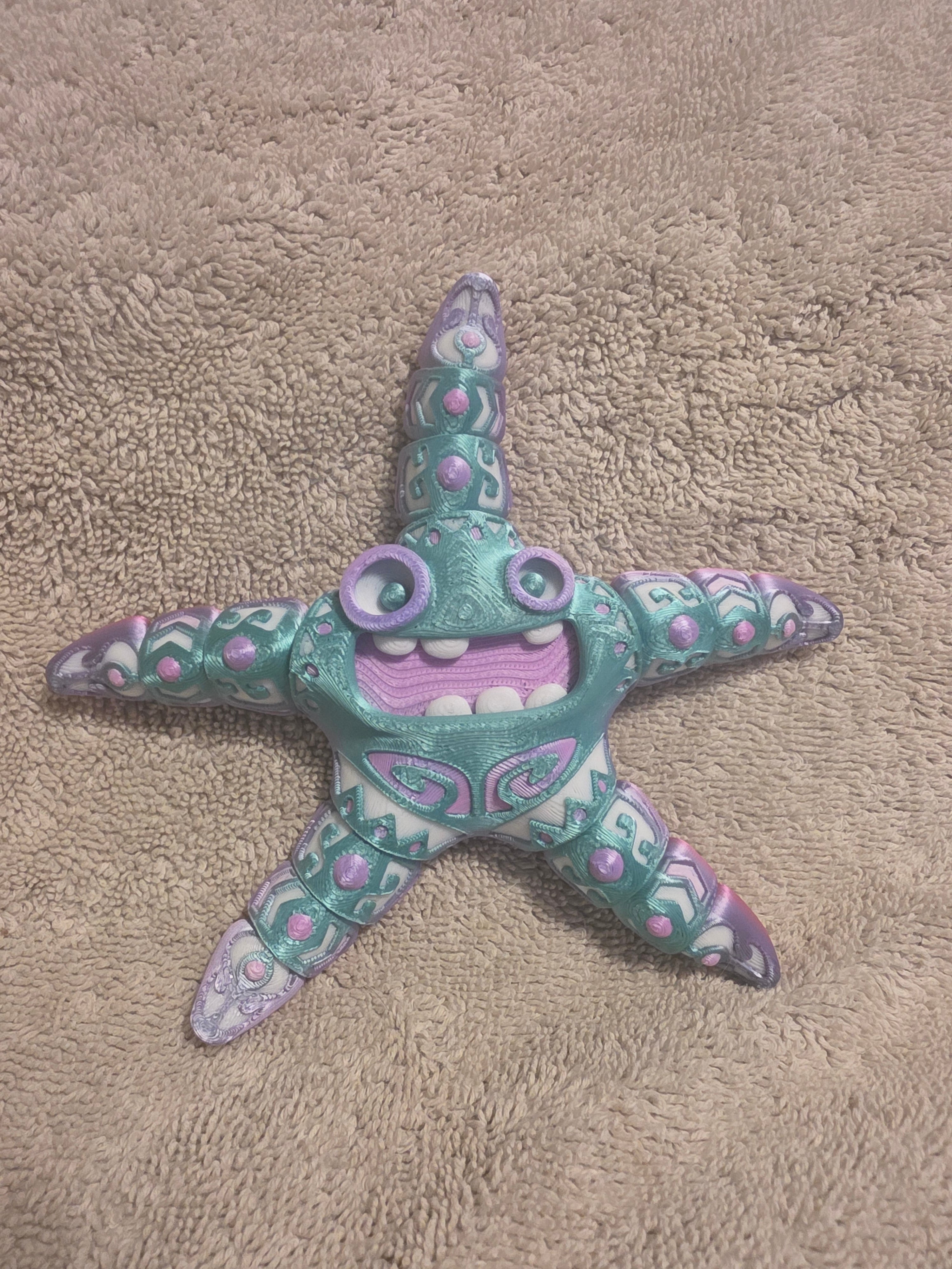 Multi color starfish