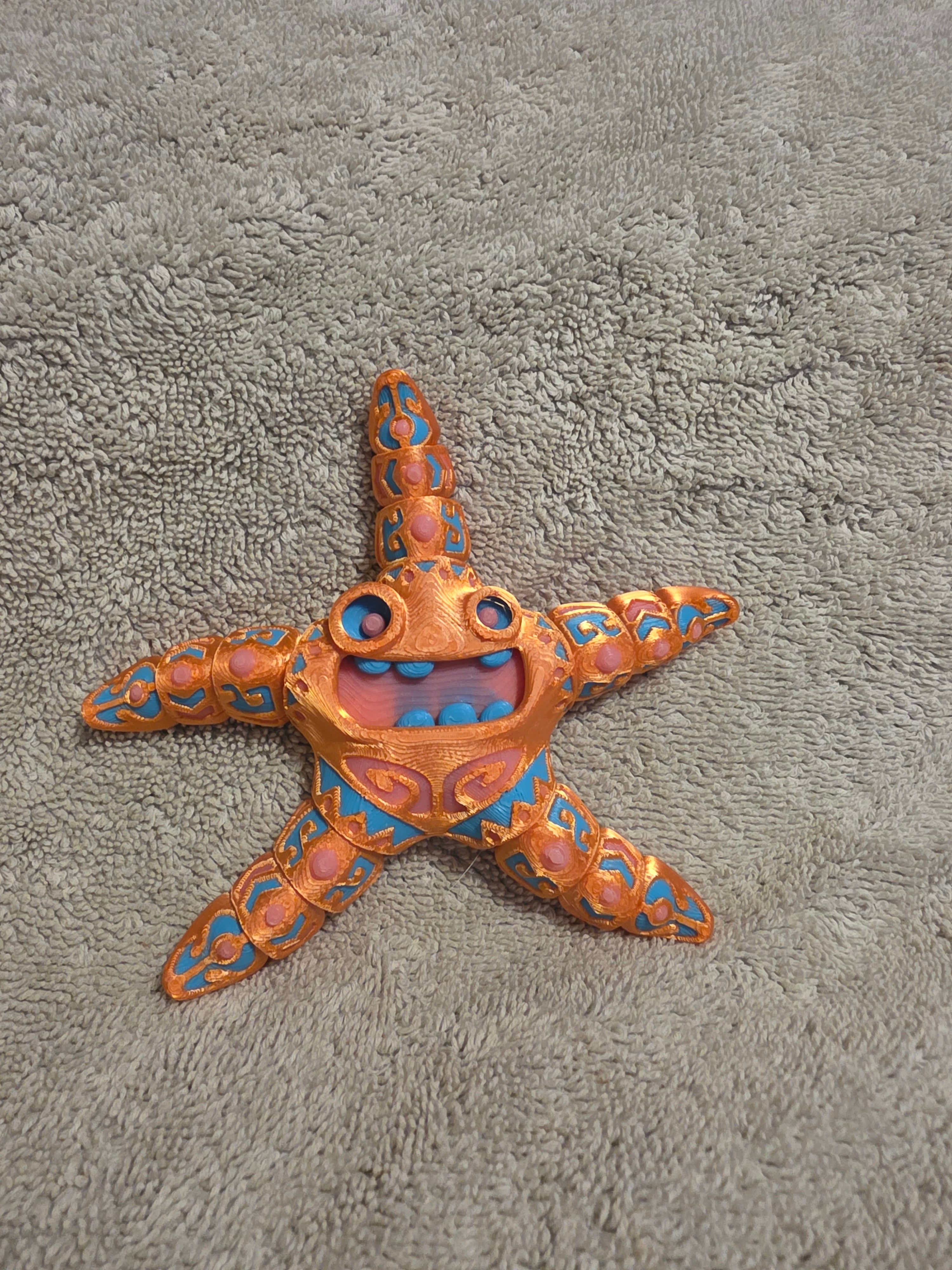 Multi color starfish