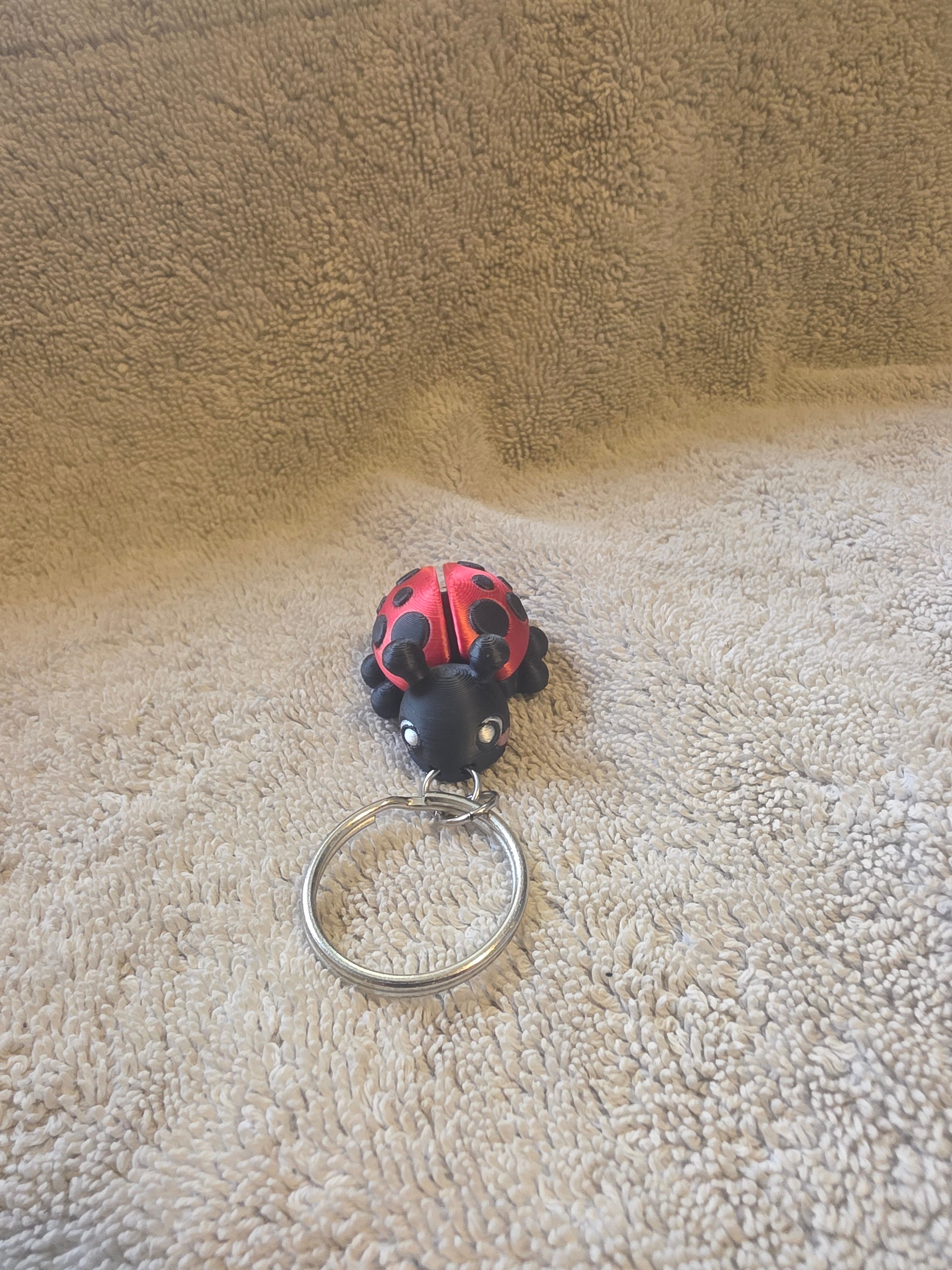 Lady bug key chain
