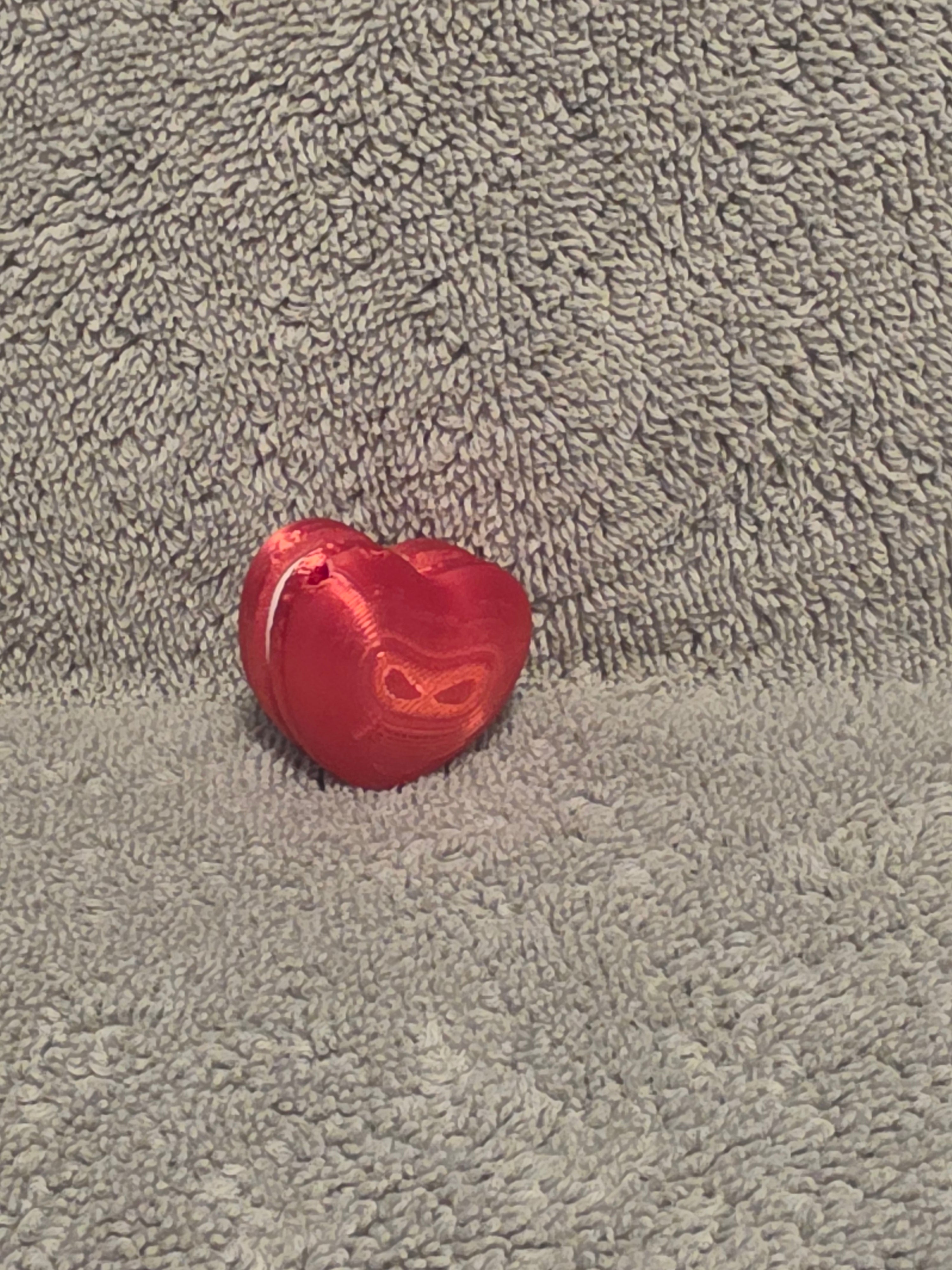 Heart fidgit keychain